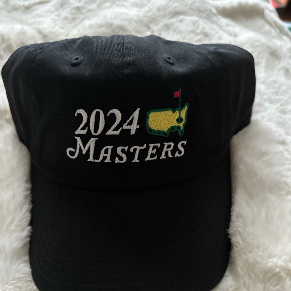 2024 black masters hat authentic